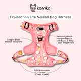 Ultimate Exploration No-Pull Harness Bundle Set - Cheese (4-Piece)