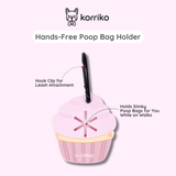 Hands-Free Poop Bag Holder - Cupcake (SECONDS - FINAL SALE)
