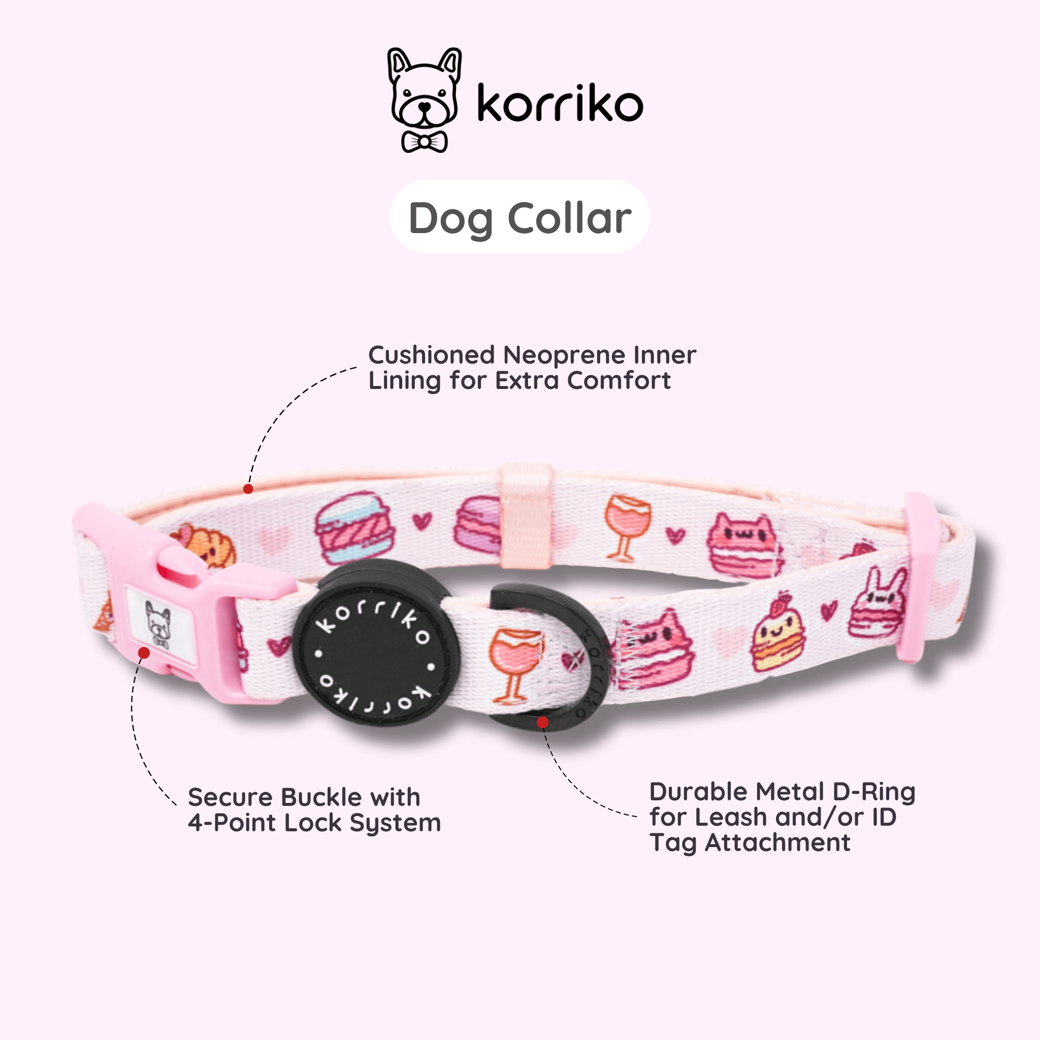 Dog Collar - Patisserie (Final Sale)