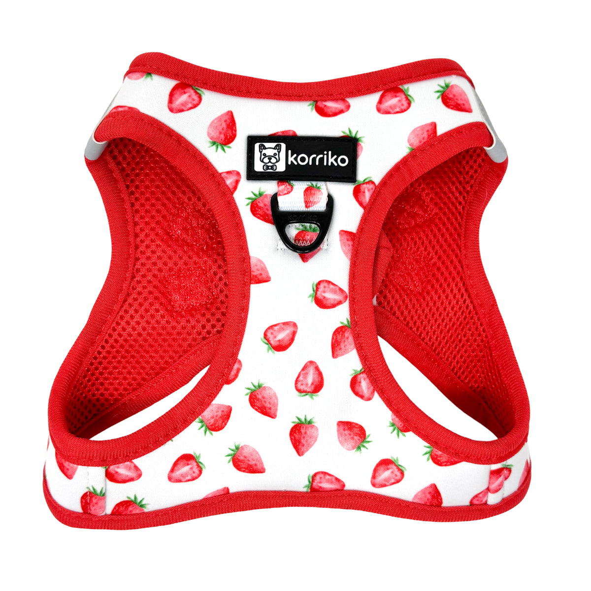 Step-In Dog Harness - Strawberries &amp; Cream