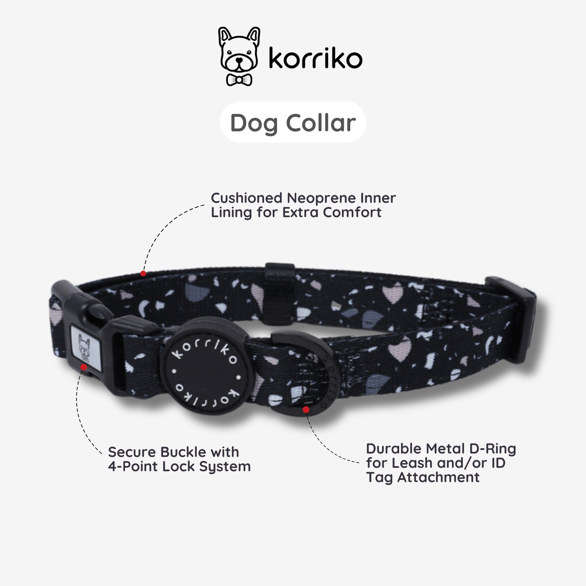Dog Collar - Terrazzo (Final Sale)