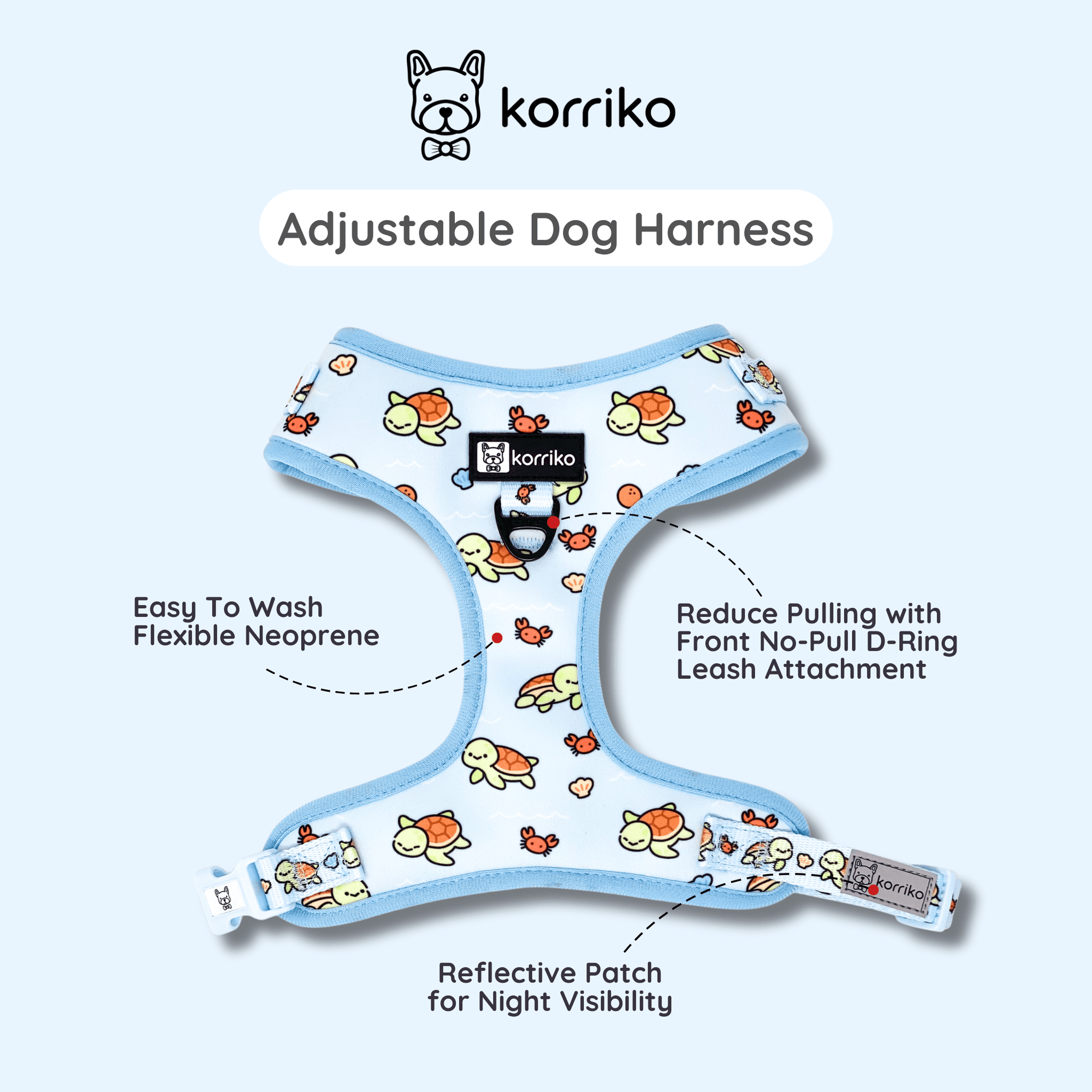 Ultimate Harness Bundle Set - Under The Sea (Adjustable)