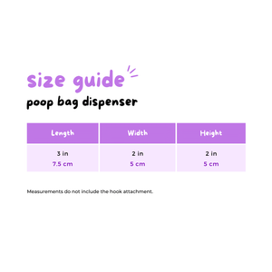 Poop Bag Dispenser - Over The Rainbow