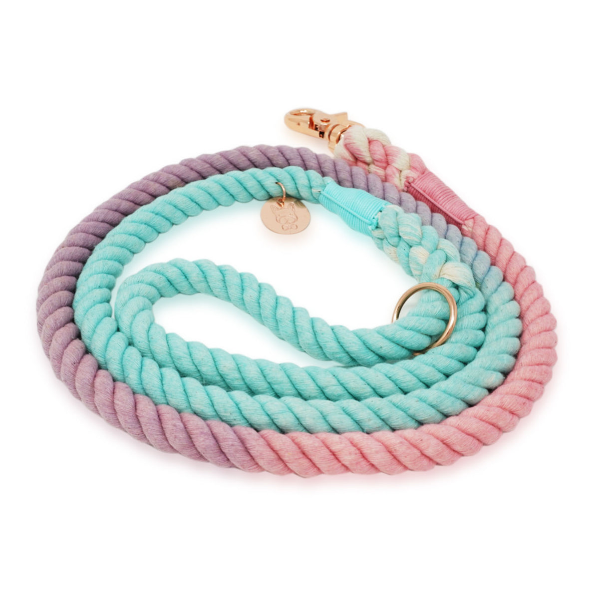 Cotton Rope Leash - Aquatic