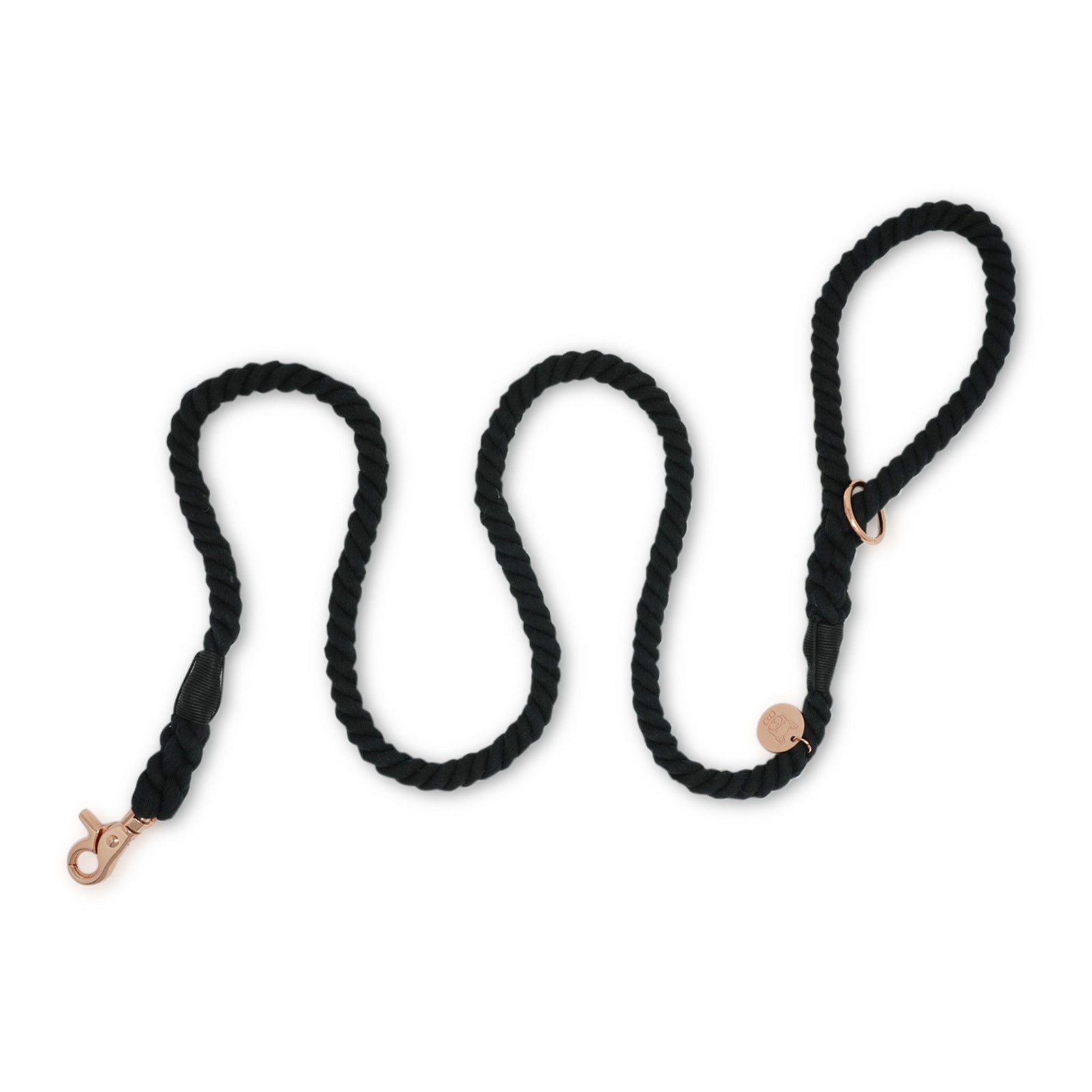 Cotton Rope Leash - Midnight