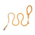 Cotton Rope Leash - Orange Creamsicle