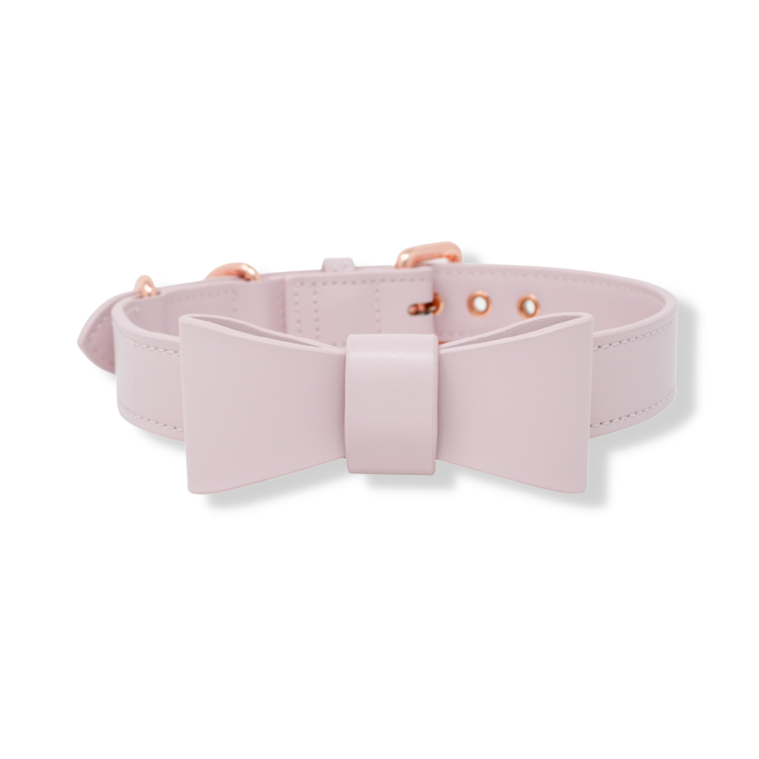 Signature Collar & Leash Set - Blush Pink (Final Sale)