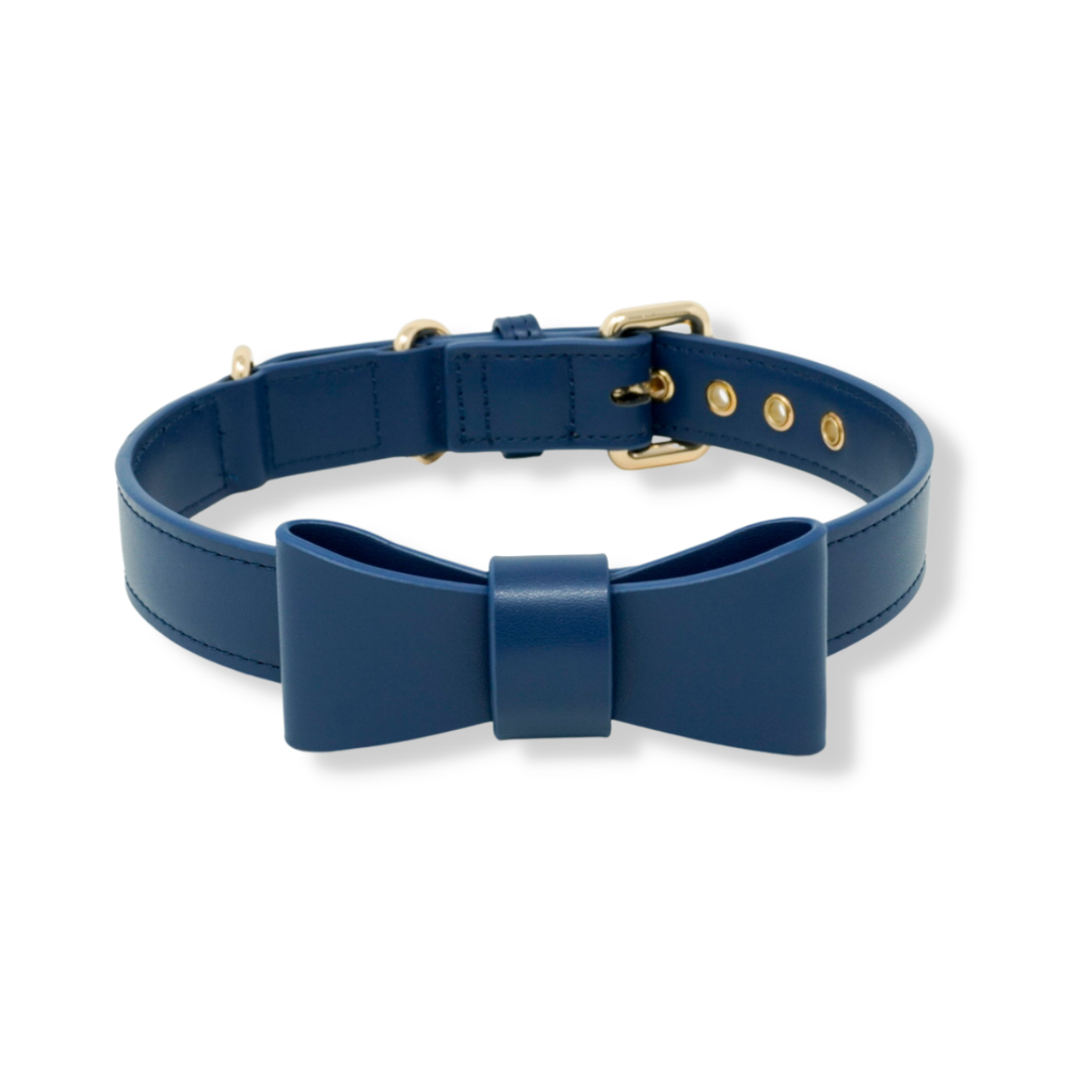 Signature Collar & Leash Set - Navy (*PROMO*)