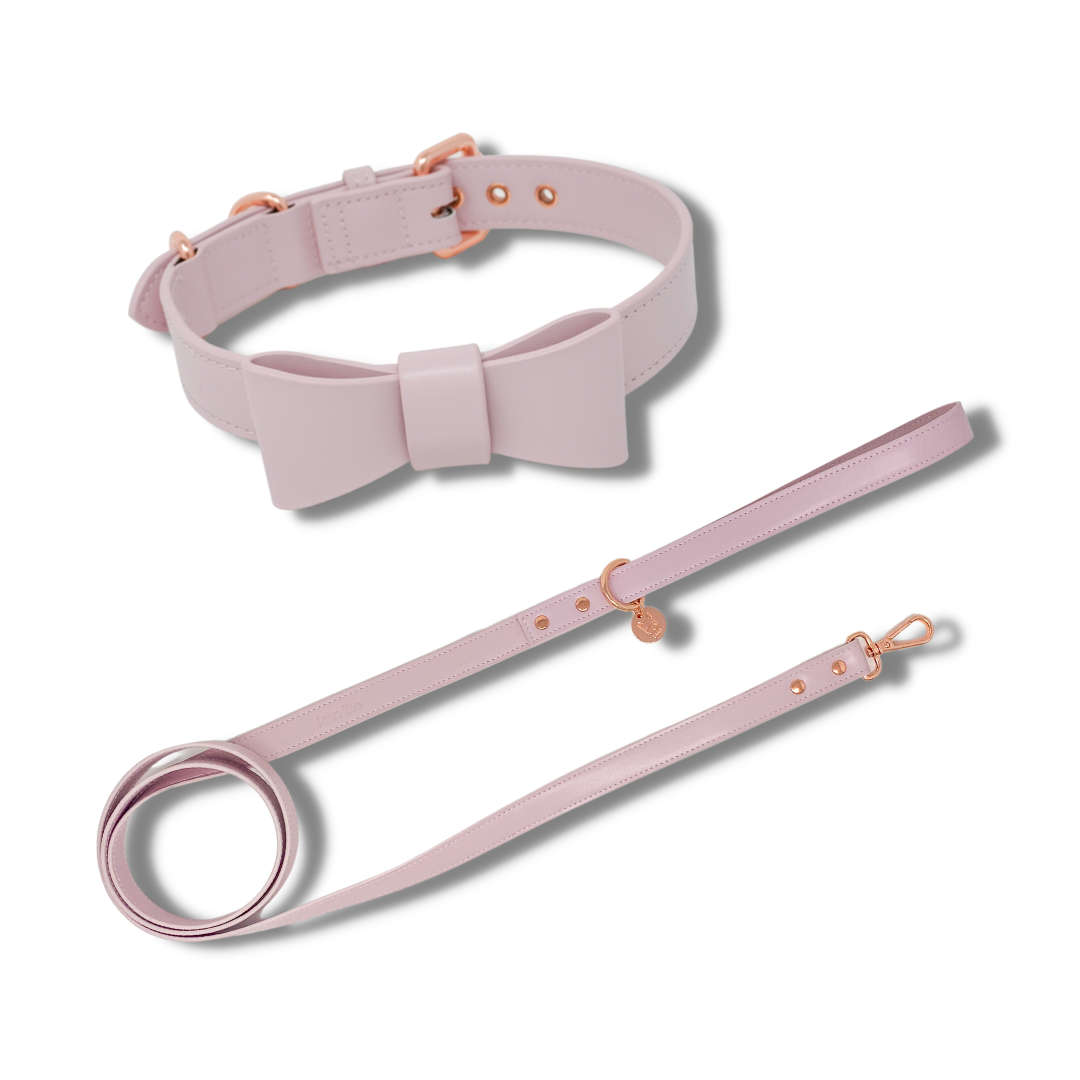 Signature Collar & Leash Set - Blush Pink (*PROMO*)