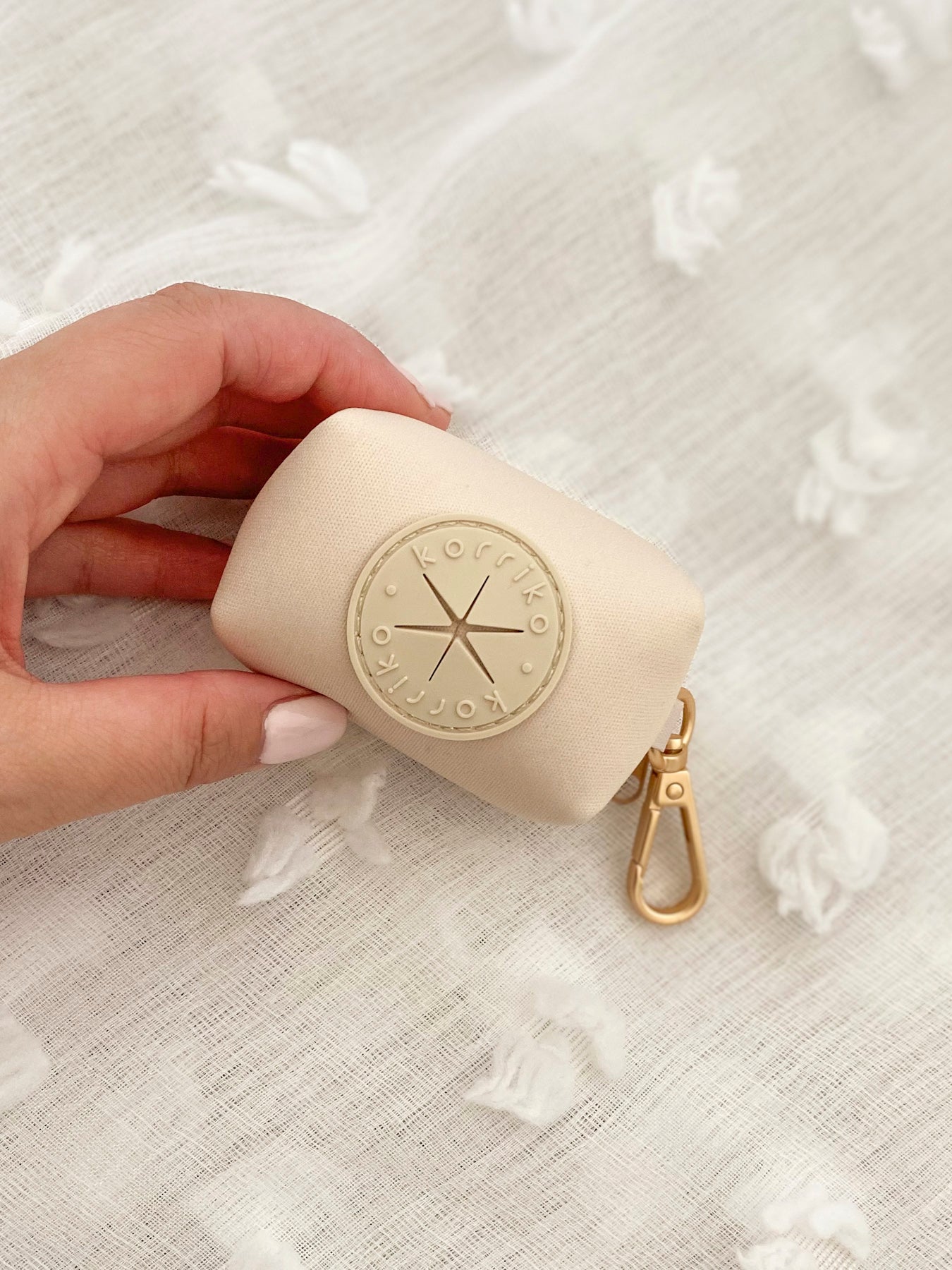 Poop Bag Dispenser - Almond Nude