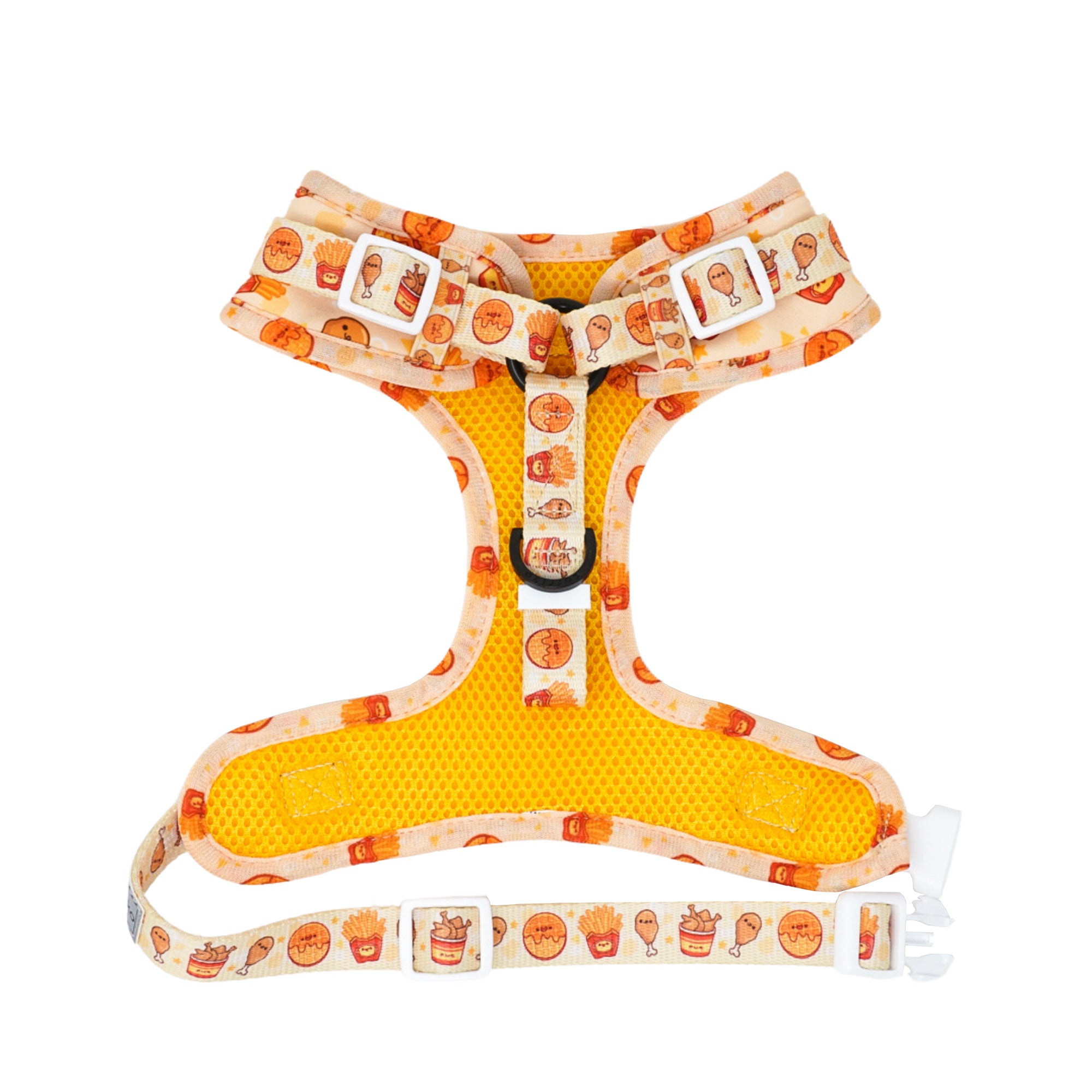 Adjustable Dog Harness - Chicken & Waffles (SECONDS - FINAL SALE)