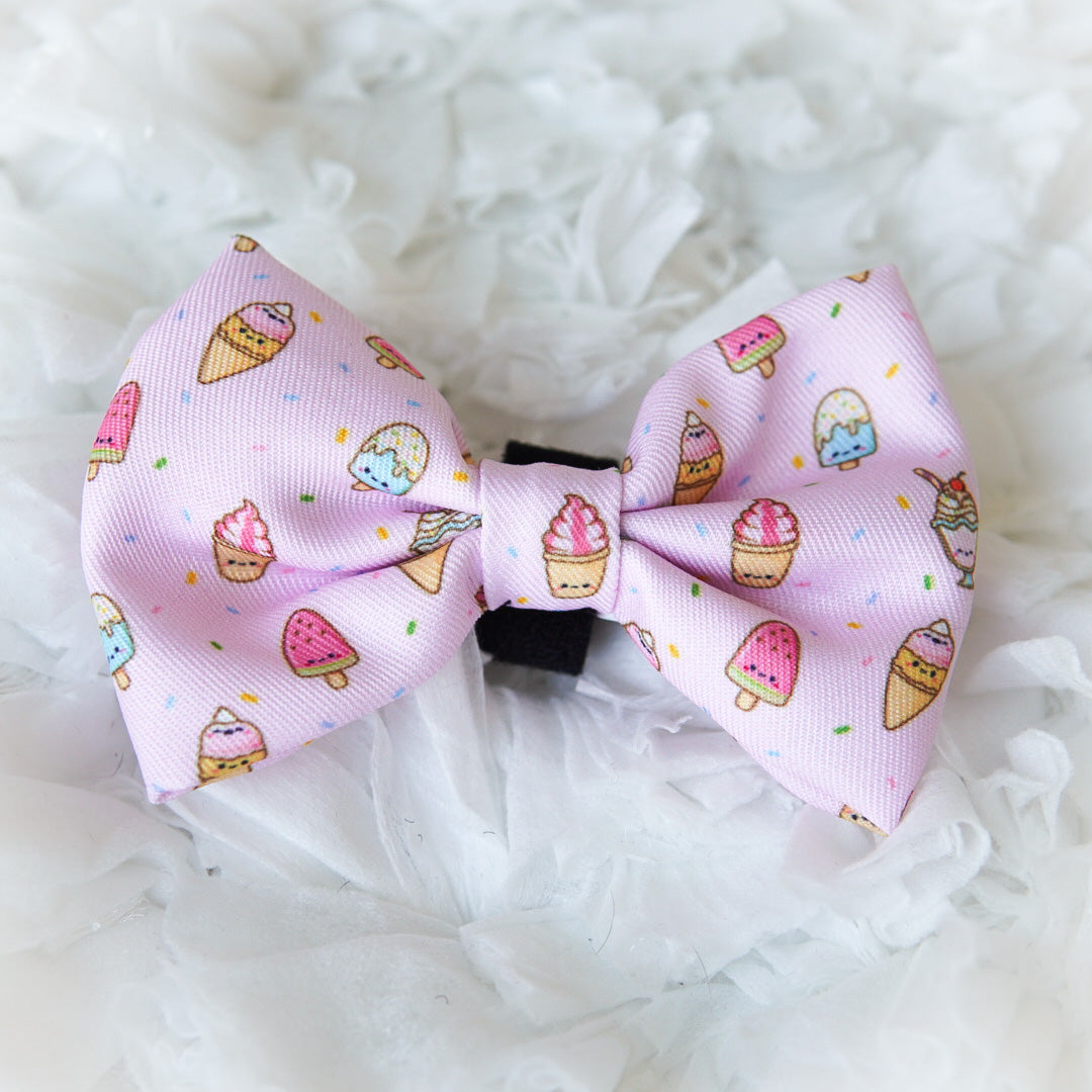 Dog Bow Tie - Ice Cream (SECONDS - FINAL SALE)