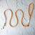 Cotton Rope Leash - Orange Creamsicle