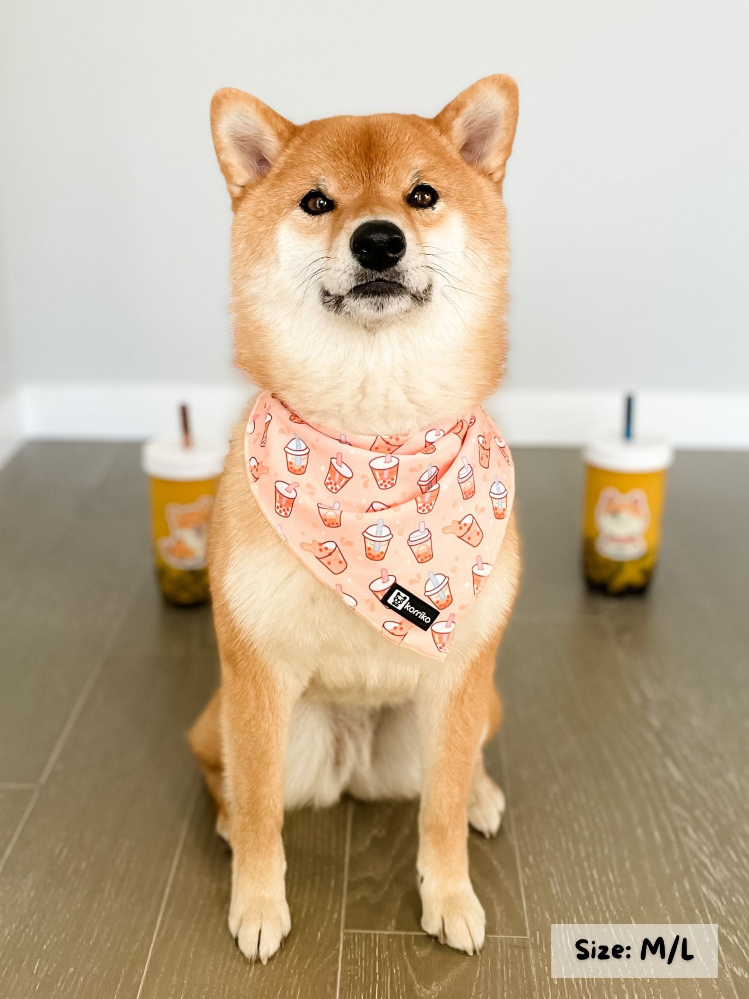 Cooling Dog Bandana - Milk Tea