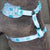 Adjustable Dog Harness - Mint Sakura (SECONDS - FINAL SALE)