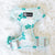 Adjustable Dog Harness - Mint Sakura (SECONDS - FINAL SALE)