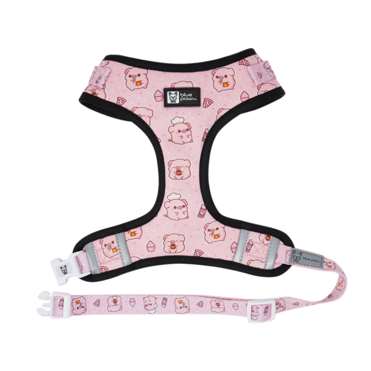 Adjustable Dog Harness - Piggin&#39; Out (Blue Paw Co. - FINAL SALE)