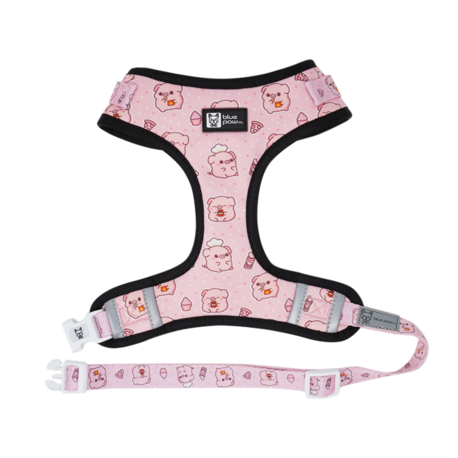Adjustable Dog Harness - Piggin' Out (Blue Paw Co. - FINAL SALE)