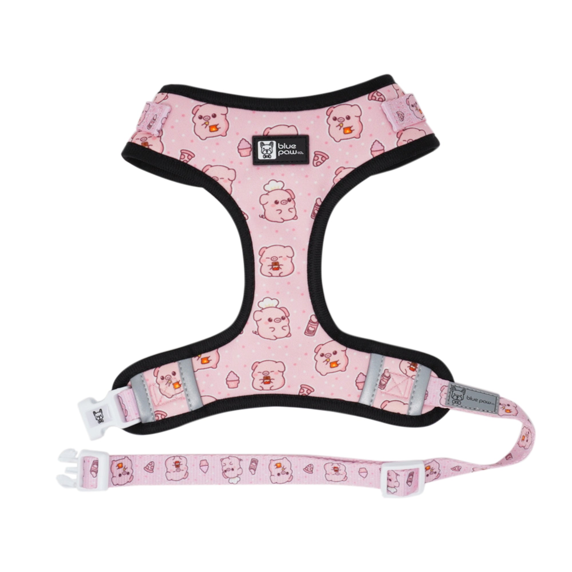 Adjustable Dog Harness - Piggin' Out (Blue Paw Co. - FINAL SALE)
